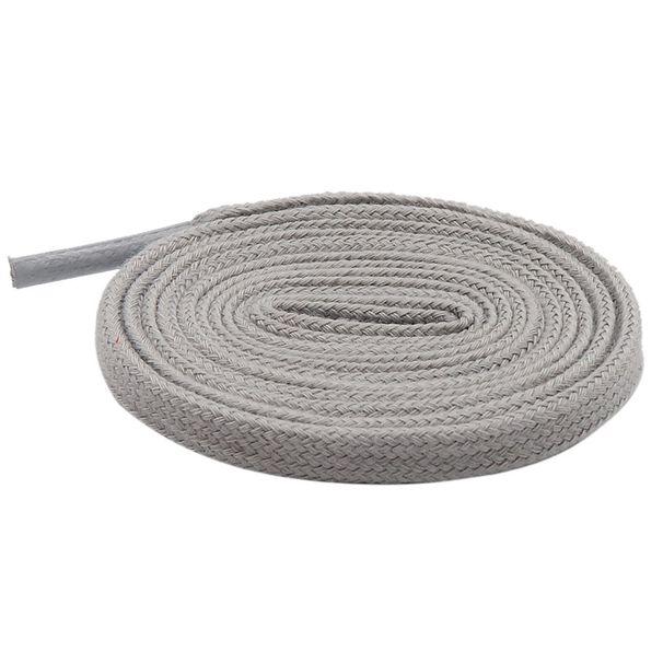 Shoelace 7mm Flat Double-layer Terylene Cotton Solid Color Shoelace All Match Casual Shoes Sneakers Canvas Sneakers_vogvips.com