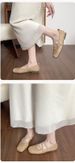 French Word With Mary Jane Shoes Flat Ballet Shoes Grandma Single Shoes Women Soft Sole_vogvips.com