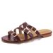 Fashionable Casual Flat Round-toe Slip-on Women, Suitable For Summer Outdoor Travel Seaside, Simple And Versatile_vogvips.com