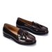 British Style Trendy Slip-On Shallow Mouth Patent Leather Business Casual Formal Men's Tassel Loafers_vogvips.com