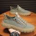 Labor Protection Men's New Summer Breathable Work Korean Version Versatile Shoes, Crocodile Pattern Sports Casual Board_vogvips.com