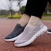 Men's Trendy Fly Woven Mesh With No Heel, Half Support, Ultra Light, Extra Large Casual Couple Shoes For Children_vogvips.com