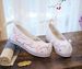 Bow Hanfu Embroidered Shoes For Women, Upturned Toe Shoes, And Han Elements Paired With Ancient Style Clothing To_vogvips.com