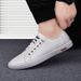 Men's Shoes Casual Leather Shoes Low-top Shoes Lace-up Board Shoes Men_vogvips.com