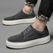 Men's Shoes Breathable Round Head Foot Cover White Shoes Suede Thick Baseplate Shoes Trendy Casual Shoes_vogvips.com