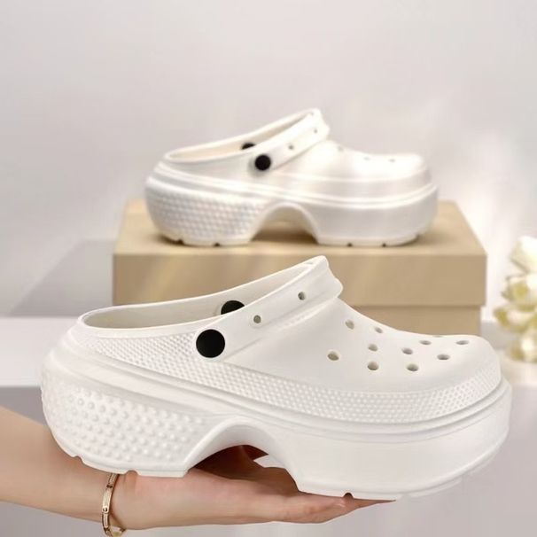 Women's Celebrity Style Clogs Comfortable Stylish Platform Sandals Trending Outdoor Wear_vogvips.com