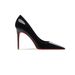 Red Sole Black High Heels Thin 2025 New Sexy 8CM Patent Leather Pointed Toe Professional Shallow Mouth Single Shoes Nude_vogvips.com