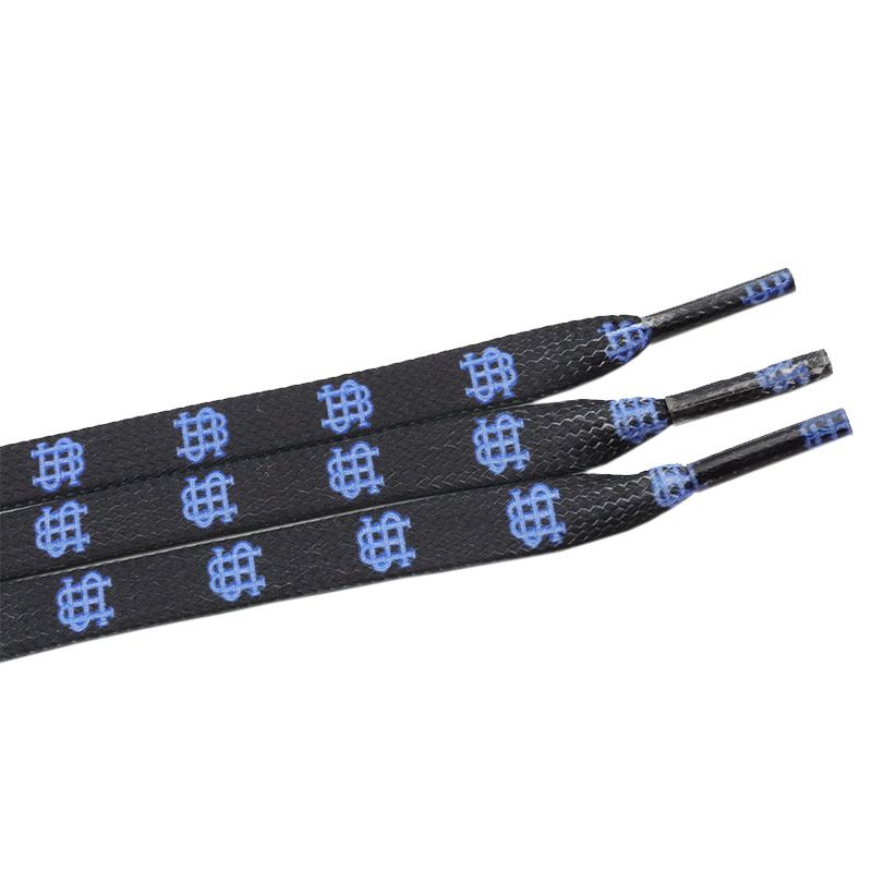 Shoelaces Polyester Flat Double Layer Hollow Heat Transfer Shoelaces With Printed Patterns Suitable For Sneakers, White Sneakers, And Canvas Shoes._vogvips.com