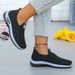2024 New Sprin And Autumn Women's Sinle Breathable Casual Sports Slip-On Shoes Cross-Border Wholesale_vogvips.com