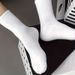 10/20 Pair Men Women Anti Odor Knitted Mid Tube Socks Suitable All Seasons Sweat Absorbing Breathable Couples Casual_vogvips.com