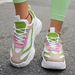 Cross-Border Foreign Trade Spring Summer Fashion Mesh Casual Dad Shoes Candy Color Breathable Thick Sole Height_vogvips.com