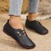 Foreign Trade Plus Size Casual Shoes Women, European American Cross-Border Spring And Autumn New Flat Round Toe Shallow_vogvips.com
