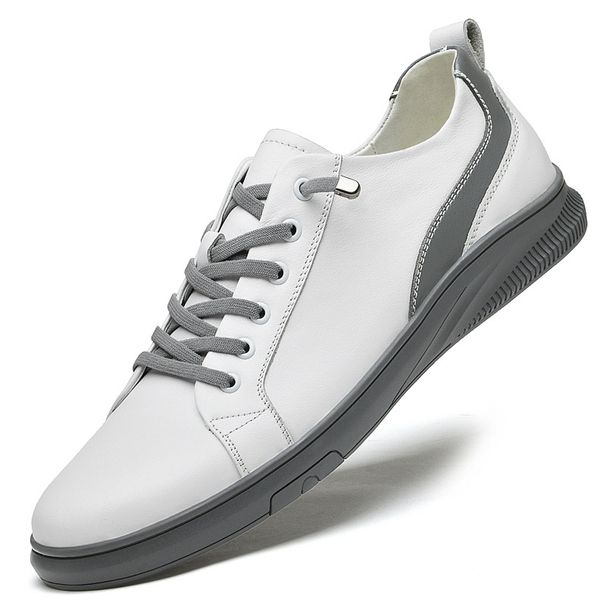Black Board Shoes Men's Top Layer Men's Shoes Platform Casual Shoes_vogvips.com