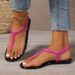 and Summer New Toe-Clip Beach Vacation Casual Hot-Selling Soft Flat_vogvips.com