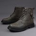 European Warm Series Martin Autumn Mid-Top British Thick-Soled Boots New Winter Men's Shoes_vogvips.com
