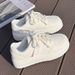 Women's White Paired With Skirts, 2025 Spring And Autumn New Style, Versatile Casual Sports Shoes For Students, Ins_vogvips.com