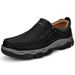 Plus-Size Men's Loafers Outdoor Work Shoes Soft Sole Slip-On Men's Casual Leather Shoes_vogvips.com