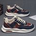 Men's Shoes Casual Sneakers With Thick Soft Sole, Lightweight Breathable Walking Shoes, Round Toe Low Top Lace-Up Fashion Shoes For Daily Wear_vogvips.com