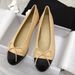 Brand 1 2026 New Genuine Leather C Small Fragrance Style Flat New Shallow Comfortable Round Toe Color Block Fashion Bowknot Ba_vogvips.com