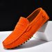 Plus-Size Bean Shoes Loafers For Men, Driving Couple Style, Suede Casual Breathable Leather Shoes For Women_vogvips.com