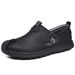 Euro Step Leather Lace-up Non-slip Wear-resistant Soft Sole Casual Men's Dad Shoes Large Size 4748_vogvips.com