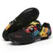 New Style Cycling Shoes With Locks, Double Buckle Lock Shoes, Men's And Women's Road Bicycle Power Shoes, Hard Bottom Mountain Bike Rubber Bottom_vogvips.com