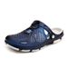 Summer New Men's And Women's Jelly Slippers Hollow Out Non-Slip Wear-Resistant Large Size Clogs_vogvips.com