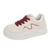 Minimalist White Platform Shoes - Spring Sneakers (Air Cushion+Non-Slip) | Slip-Resistant Comfort Walking Shoes_vogvips.com
