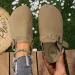 Cork Roman Style Casual Shoes Slip On Comfortable Lazy Half Slippers Trendy Large Size Sandals Slides Women 260112_vogvips.com