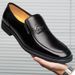 Leather Business Formal For Middle-aged Men Soft Sole Dad Spring And Autumn New Breathable Classic Men's Shoes_vogvips.com