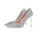 2025 New Model Xiuhe Main Dress, Two-Way Bridal Crystal Dress With Evening Gown, Stiletto Heel Wedding Shoes, Pointed_vogvips.com