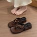 Thick Bottom Heel Heel Flip-flops Cool Slippers Women's Summer Wear 2026 New With Skirt Beach Cool Slippers_vogvips.com