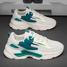 Popular Lightweight Breathable Mesh Thick-soled Fashion Dad Shoes Men's Casual Sports Trendy Shoes_vogvips.com