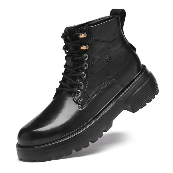 Martin Boots Men's High-top Boots Wind Tooling Shoes Young And Young Retro Casual Leather Boots Men_vogvips.com