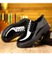 Men's Thick Sole Dress Shoes Oxfords Leather Wedding Shoes_vogvips.com