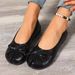 plus Size Low Cut Split Toe Women's Loafers Versatile Flat Shoes New Style Grandma Style Spring 2026_vogvips.com