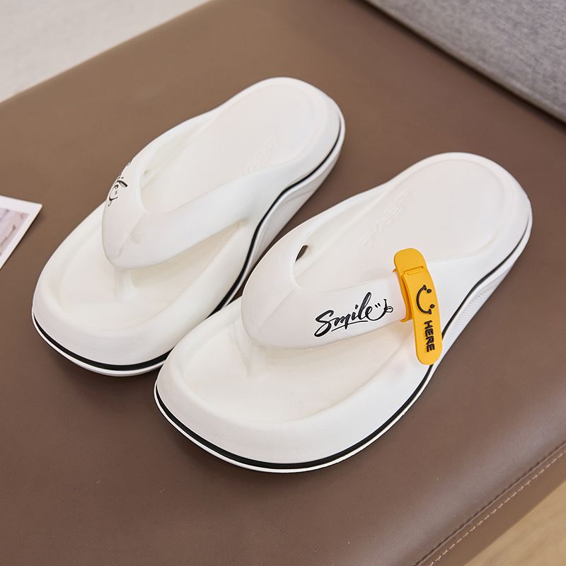 New Men Flip Flops Indoor Outdoor Beach Sandals Super Soft Bottom Slides Non-slip Thick Soled Women Slippers_vogvips.com