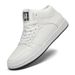 Invisible Heightening Casual Board Shoes White High-top Shoes Men's Board Shoes_vogvips.com