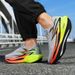 Men's Shoes Mesh Surface Breathable Deodorant Youth Sports Leisure Carbon Plate Game Shock Absorbing Running Shoes_vogvips.com