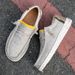 Suitable For All Seasons Plus Slip-On Loafers Lightweight Breathable Canvas Size 48 Lazy Loose Casual Shoes_vogvips.com