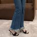 MTX New Sexy Open-Toe Rhinestone Bow High Heel Two-Way Half Slippers One-Strap Sandals For Women Size 42 Purple_vogvips.com