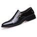 Men's Classic Business Loafers - Comfortable PU Leather Office Shoes With Rubber Sole For Professional Style (Black, Brown, Black Mesh, Brown Mesh)_vogvips.com