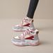 Autumn Women's New Breathable High Top Sports For Children, Korean Version, Versatile, Thick Soled, Height Increasing,_vogvips.com