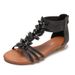 Women's Sandals For Outdoor Wear 2026 New Summer Bohemian Style Floral Wedge Roman Shoes_vogvips.com