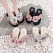 European American Cross-Border New Floral Flip-Flops For Women, High Heel, Soft Sole, Non-Slip, Fashionable And Elegant_vogvips.com