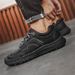 Leather Fashion Walking 2025 New Luxury Men Sneakers Male Comfortable Outdoor Shoe High Quality All-match Business Shoes_vogvips.com