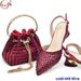 Elegant Rhinestone High Heel Sandals With Matching Gemstone Clutch Bag Set – Pointed Toe, Chunky Heel, Evening Party Shoes & Purse Combo_vogvips.com