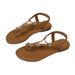 2026 New European And American Fashion Flat Flip-Flop For Women, Bohemian Style Versatile Elastic Strap Thong Sandals_vogvips.com