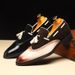 Men's slip-on bean shoes men's plus-size fringe loafers_vogvips.com