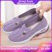 Women's Slip-On Casual Shoes Breathable Comfortable Soft Sole Easy to Walk in Versatile Spring Style for Middle-Aged And Elderly Mothers_vogvips.com